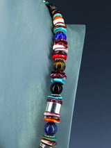 Extra Large Navajo 28" Spiny Oyster Single Strand Beaded Necklace