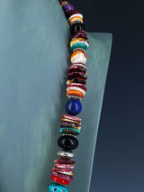 Extra Large Navajo 29" Spiny Oyster Single Strand Beaded Necklace
