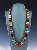 Extra Large Navajo 30" Spiny Oyster Single Strand Beaded Necklace