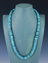Navajo Single Strand Turquoise Disc Necklace