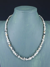 20" Native American White Buffalo Single Strand Necklace