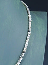 20" Native American White Buffalo Single Strand Necklace