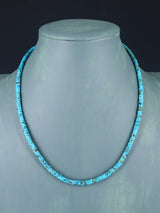 Navajo 18" Turquoise Snake Bead Necklace