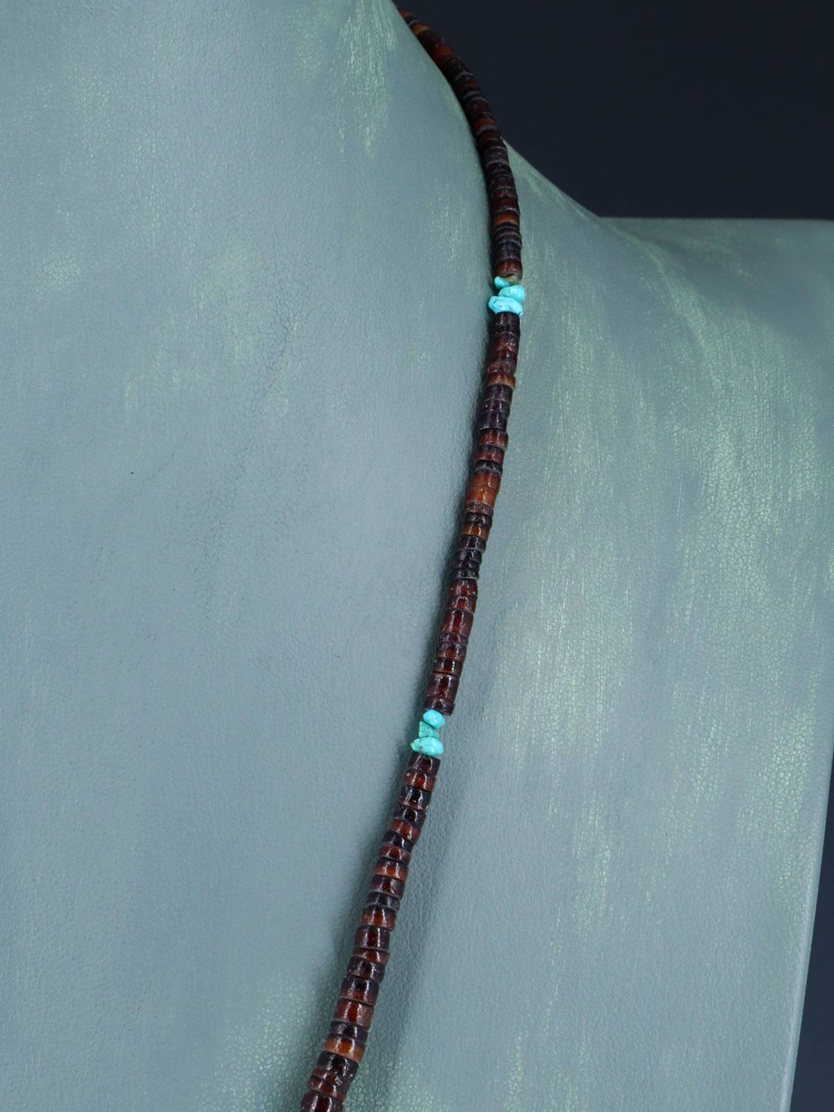 Collier d'huîtres épineuses graduées de bijoux amérindiens