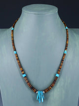 Collier d'huîtres épineuses graduées de bijoux amérindiens