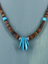 Collier d'huîtres épineuses graduées de bijoux amérindiens