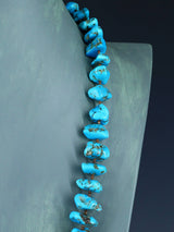 Native American Jewelry Triple Strand Turquoise Necklace