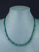 Native American Jewelry Turquoise and Heishi Necklace
