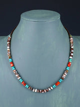Native American Jewelry Single Strand Wild Horse Necklace