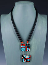 Collier amérindien de mosaïque Thunderbird de Saint-Domingue