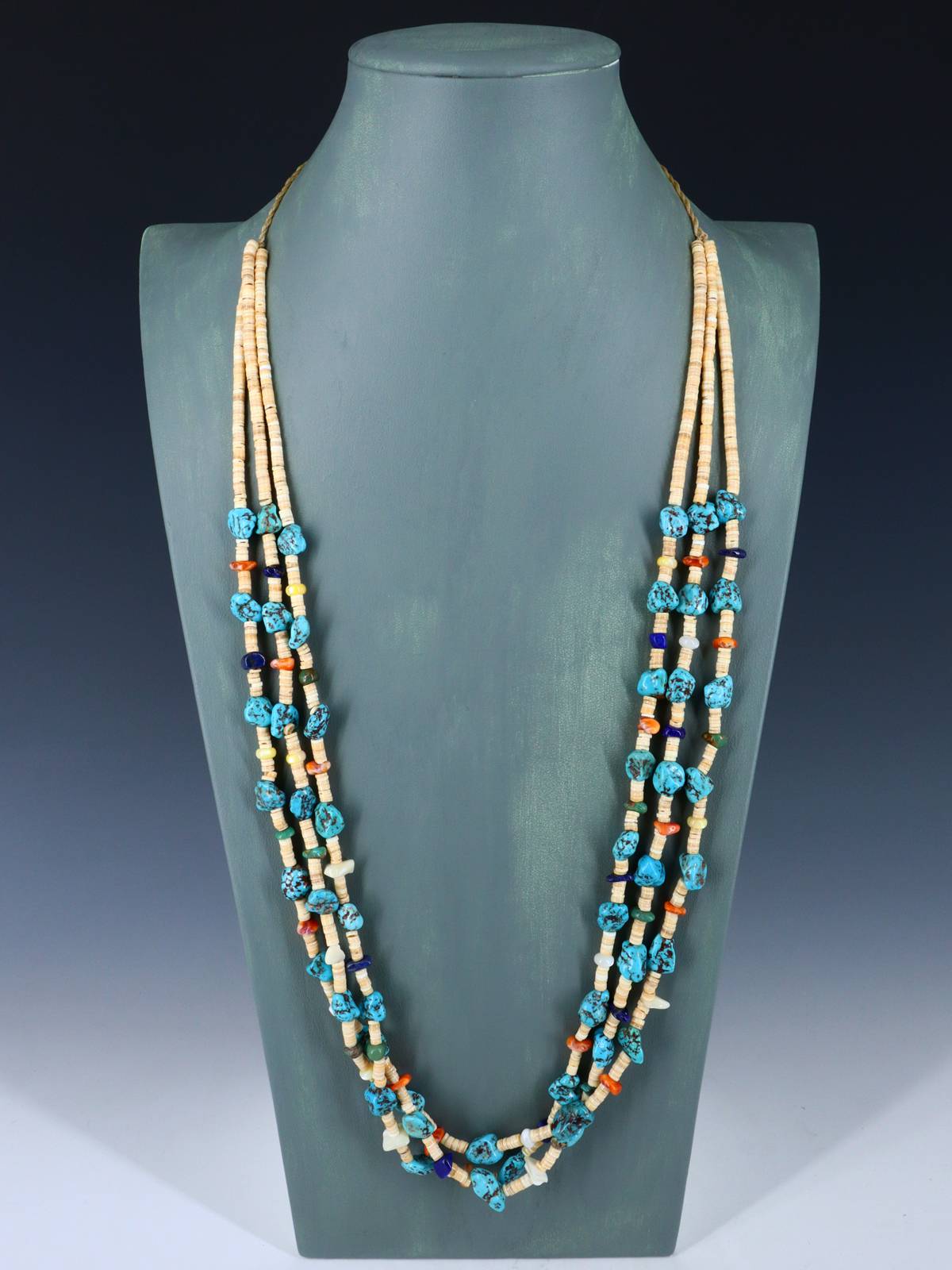 Collier d'huîtres épineuses graduées de bijoux amérindiens