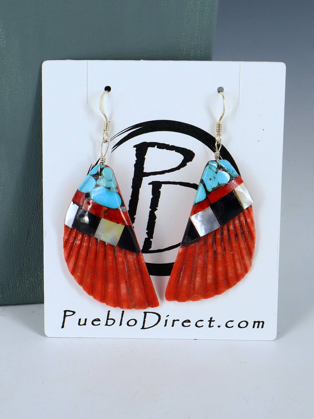 Santo Domingo Spiny Oyster Mosaic Shell Necklace Set