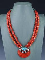 Ensemble de colliers en mosaïque turquoise amérindien de Saint-Domingue