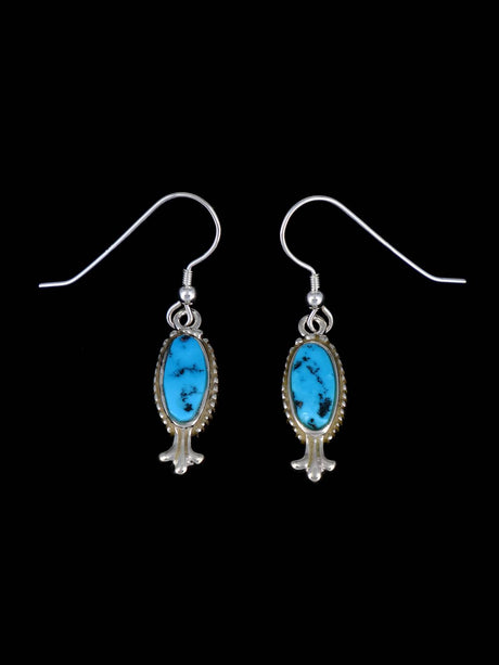 Juego de collar de plata de ley con diseño de caballo del cielo, color turquesa y flor de calabaza