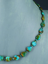 Collar de amatista y turquesa de joyería nativa americana