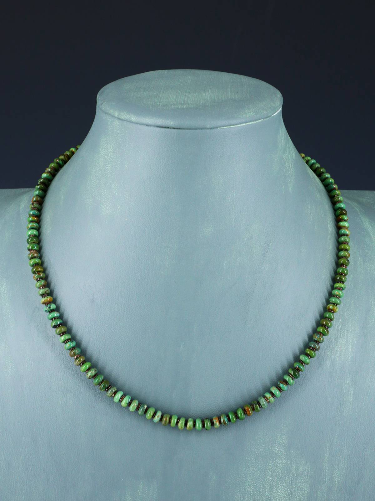 Collar de amatista y turquesa de joyería nativa americana