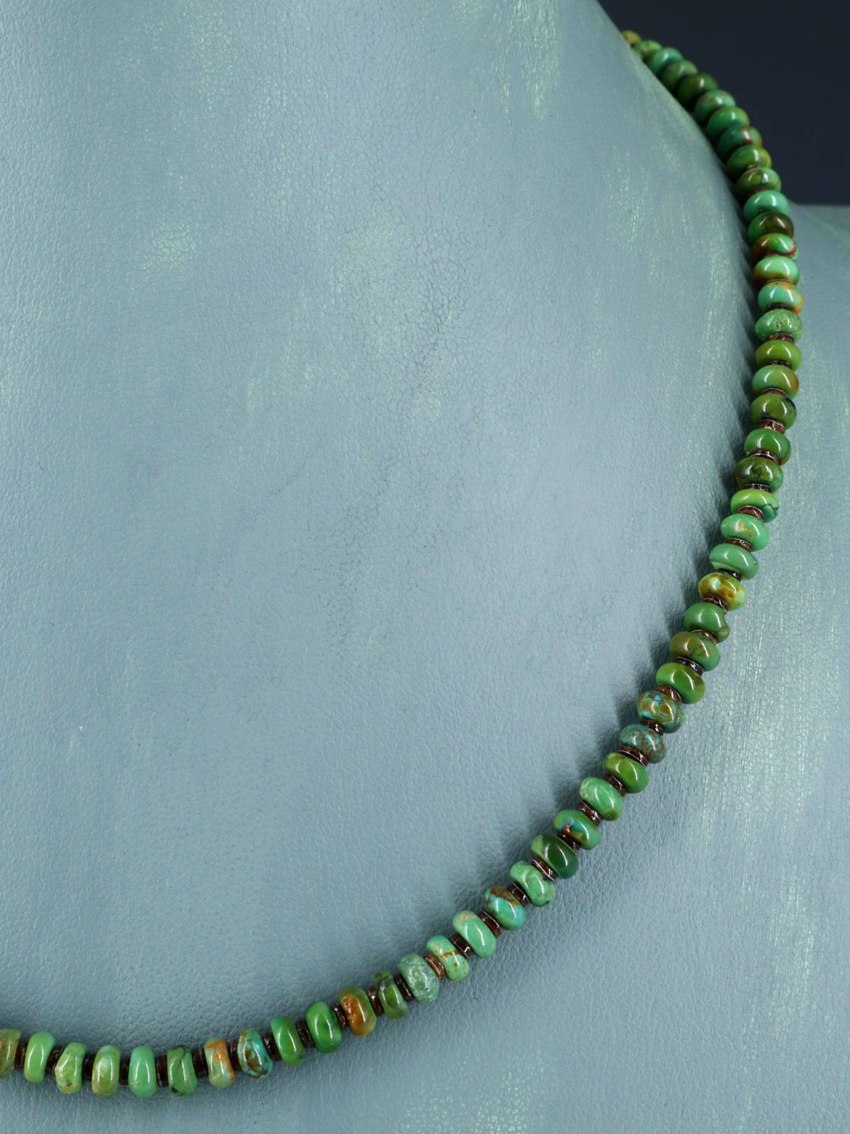 Collar de amatista y turquesa de joyería nativa americana