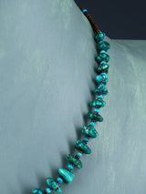 Native American Jewelry Turquoise and Heishi Necklace