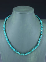Native American Jewelry Single Strand Turquoise Nugget Necklace