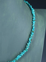 Native American Jewelry Single Strand Turquoise Nugget Necklace