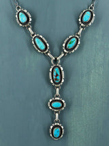 Collar de cadena de eslabones turquesa Royston natural navajo