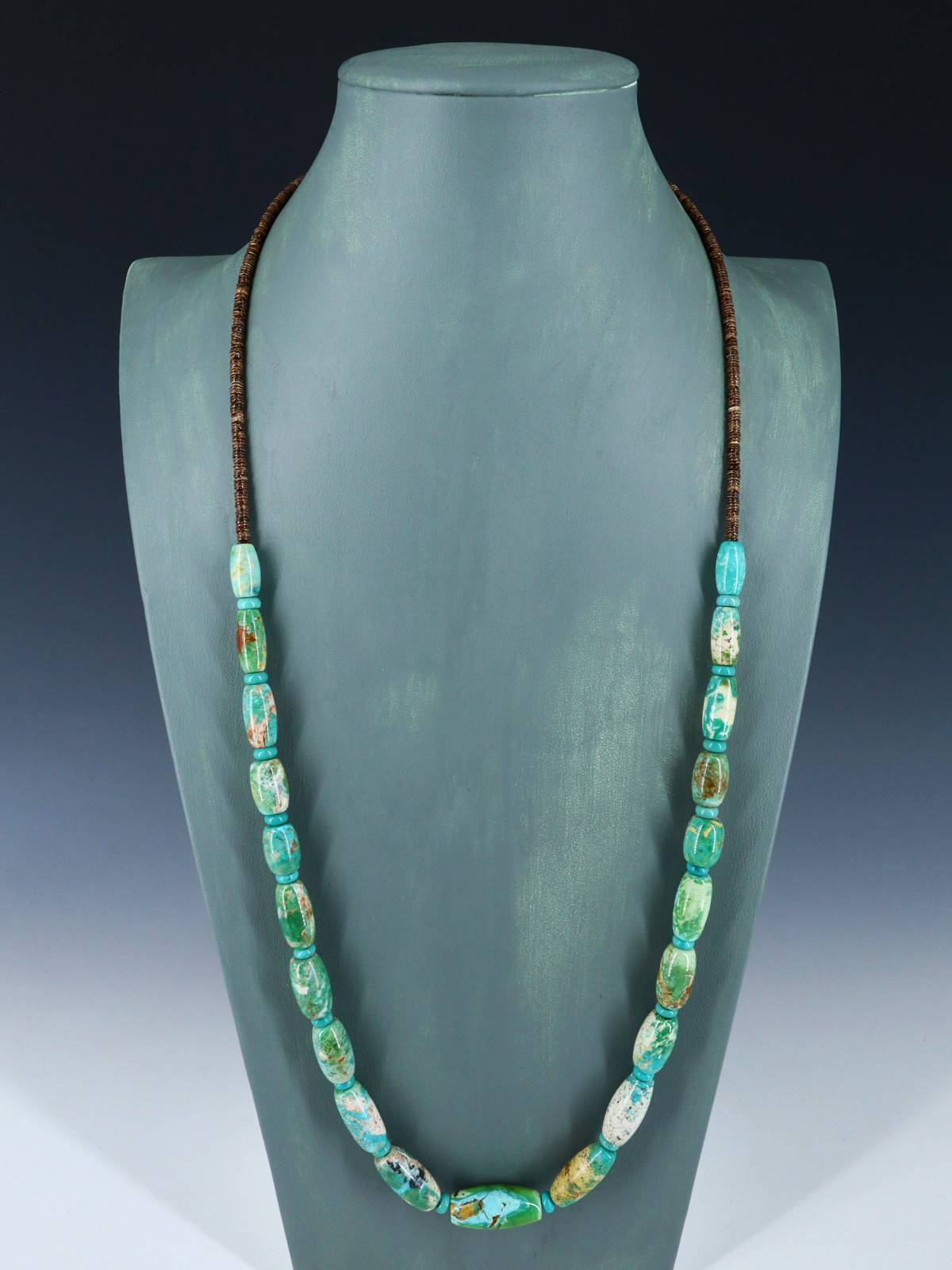 Bijoux indiens amérindiens Collier turquoise à brin unique