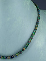 Navajo Single Strand Ethiopian Opal Necklace