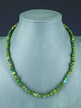 18" Single Strand Sonoran Gold Turquoise Necklace