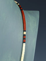 Native American Shell Heishi Single Strand Necklace