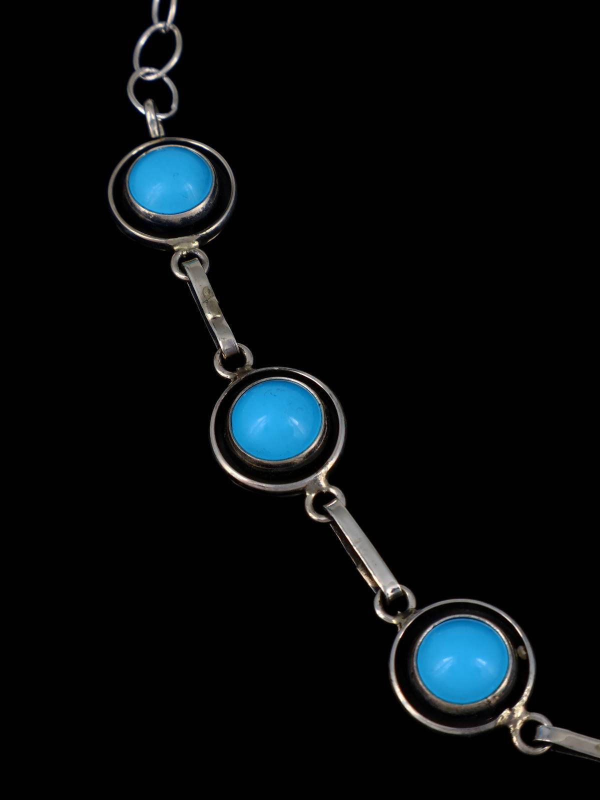 Native American Jewelry Collier ras du cou turquoise Lone Mountain
