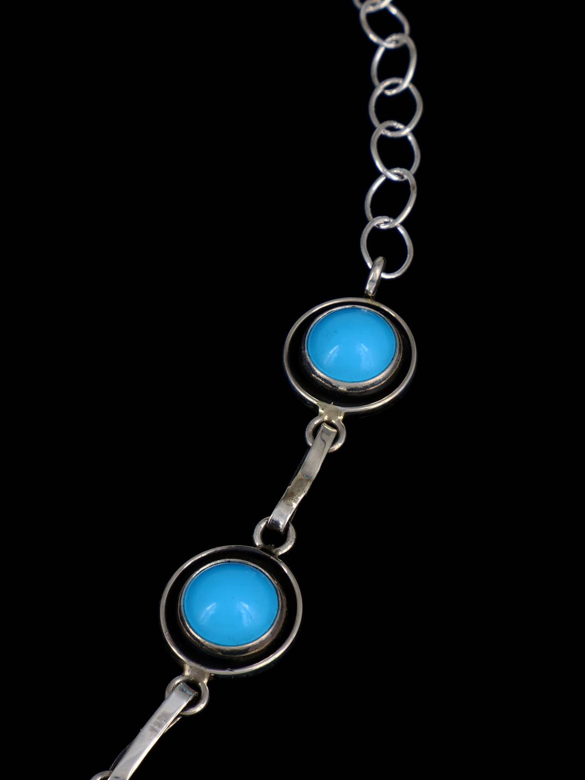 Native American Jewelry Collier ras du cou turquoise Lone Mountain