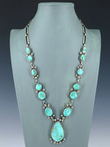 Bijoux amérindiens Kingman Turquoise Lariat Collier