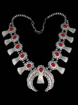 Juego de collar y aretes de color turquesa Kingman de joyería nativa americana