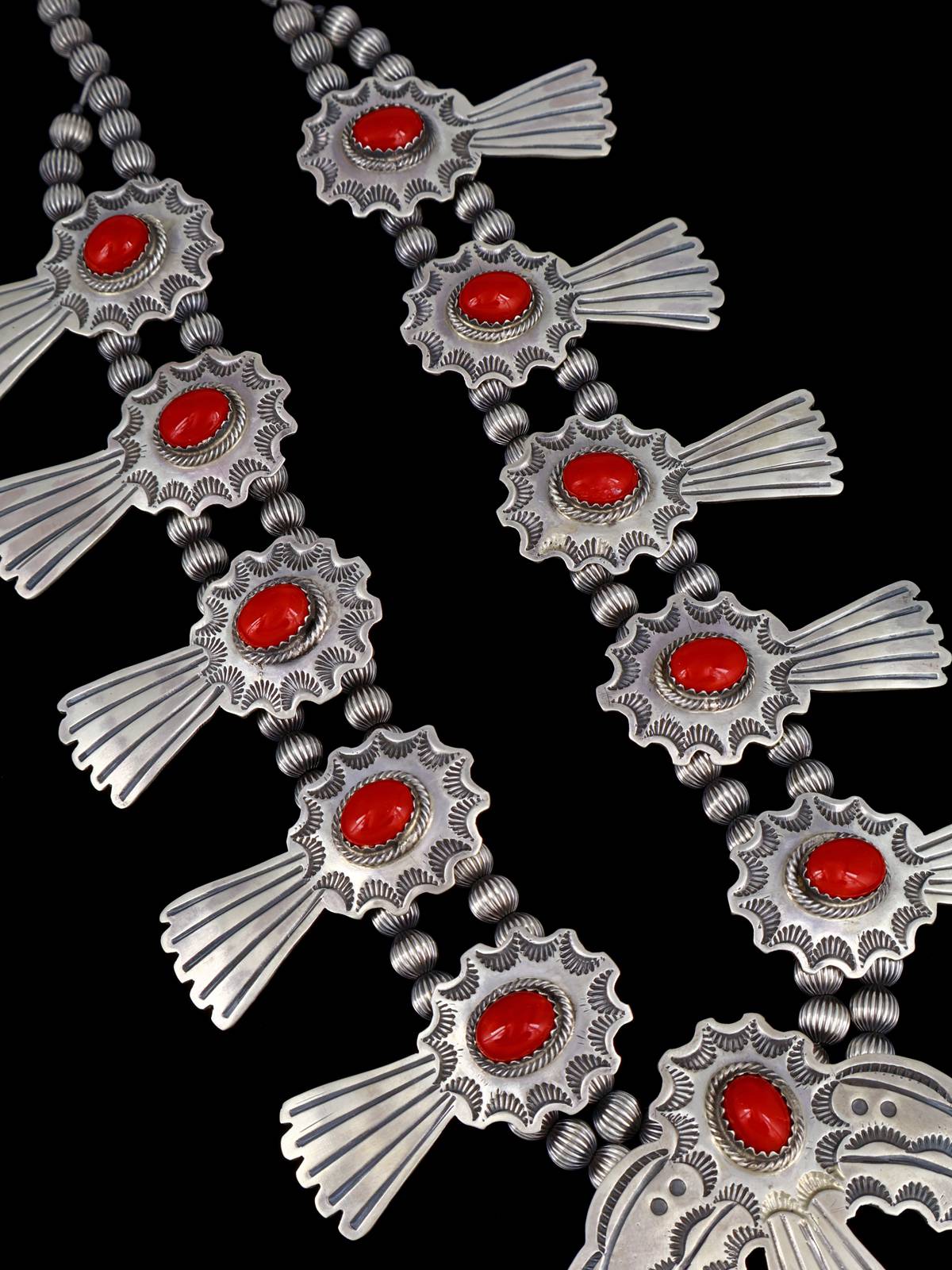 Juego de collar y aretes de color turquesa Kingman de joyería nativa americana