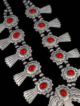 Juego de collar y aretes de color turquesa Kingman de joyería nativa americana