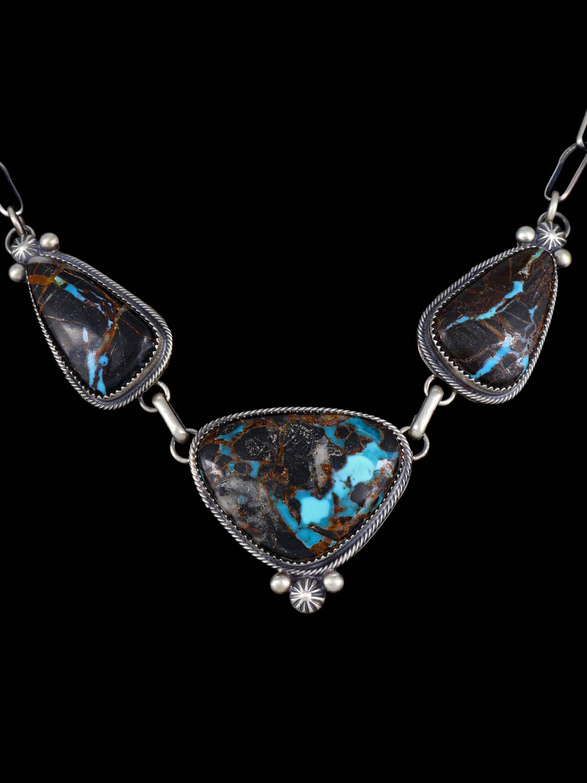 Collar Navajo Natural Golden Hill Turquesa