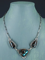 Collar Navajo Natural Golden Hill Turquesa