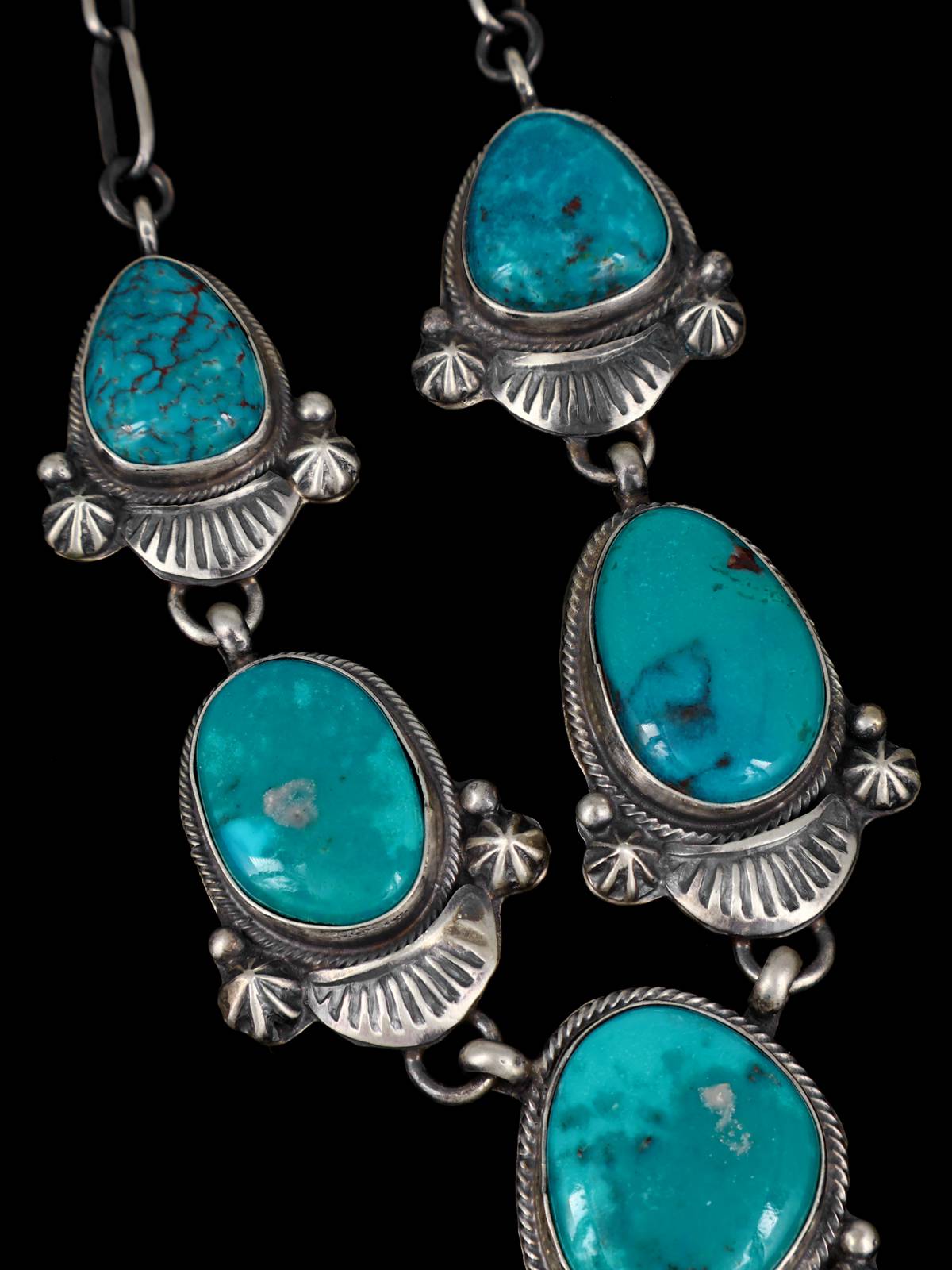 Collar Navajo Natural Golden Hill Turquesa