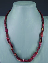 Native American Santo Domingo Single Strand Spiny Oyster Necklace