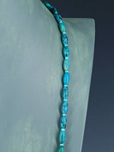 Native American Jewelry Single Strand Turquoise Necklace
