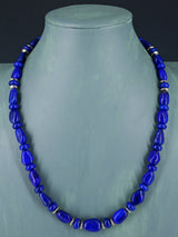 Native American Blue Lapis Beaded Single Strand Necklace