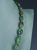 Native American Jewelry Single Strand Turquoise Necklace