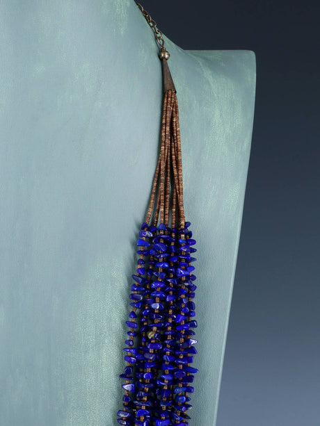 Collar Estate Santo Domingo Turquesa y Heishi
