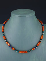 Navajo Spiny Oyster Beaded Single Strand Necklace - PuebloDirect.com