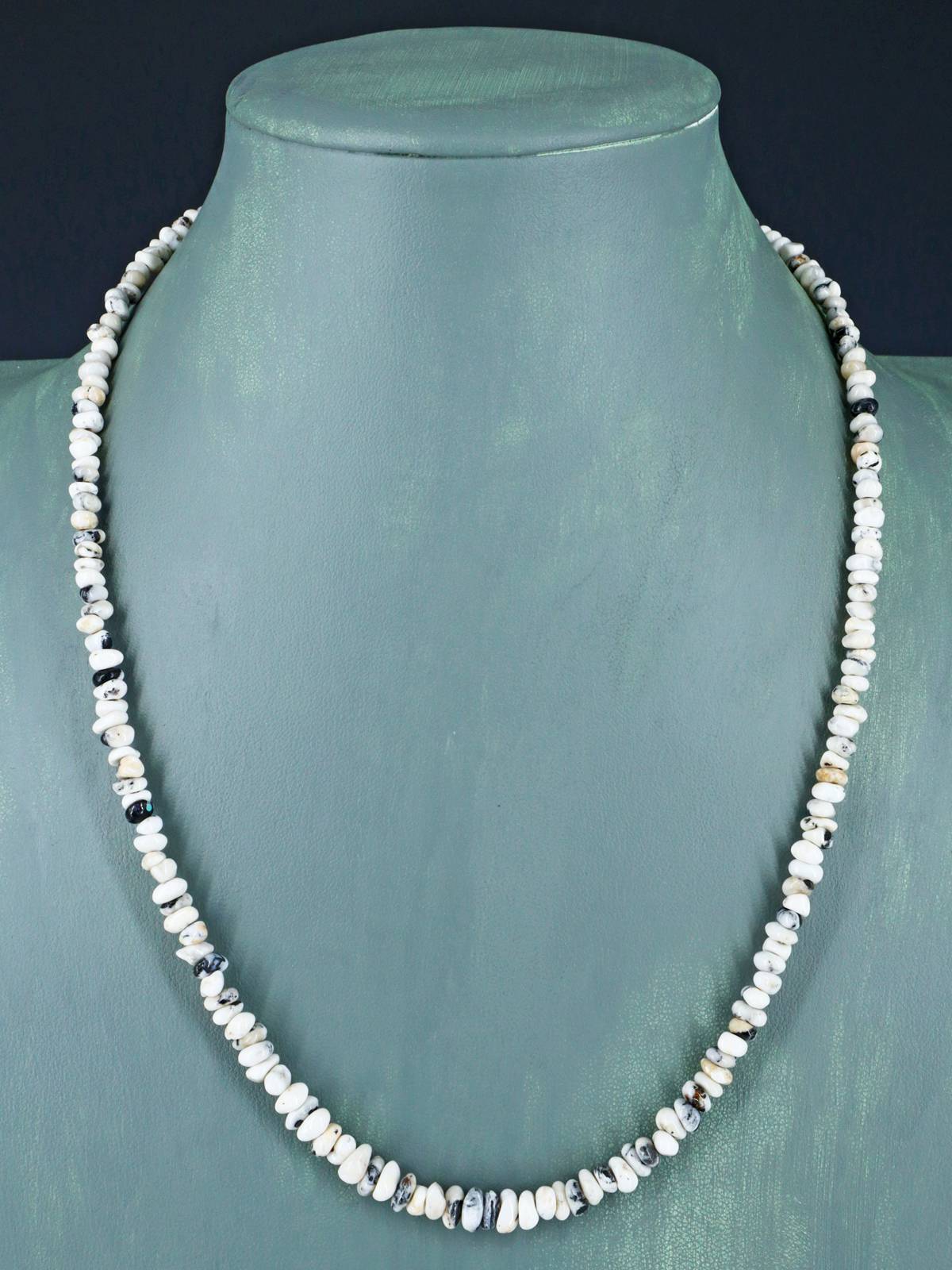 Native American White Buffalo Single Strand Necklace - PuebloDirect.com