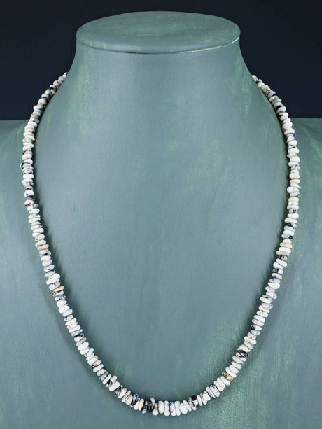 Native American White Buffalo Single Strand Necklace - PuebloDirect.com