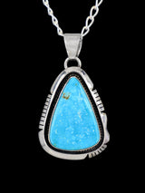 Native American Jewelry Kingman Turquoise Pendant