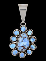 Pendentif amérindien Golden Hill Turquoise en argent sterling