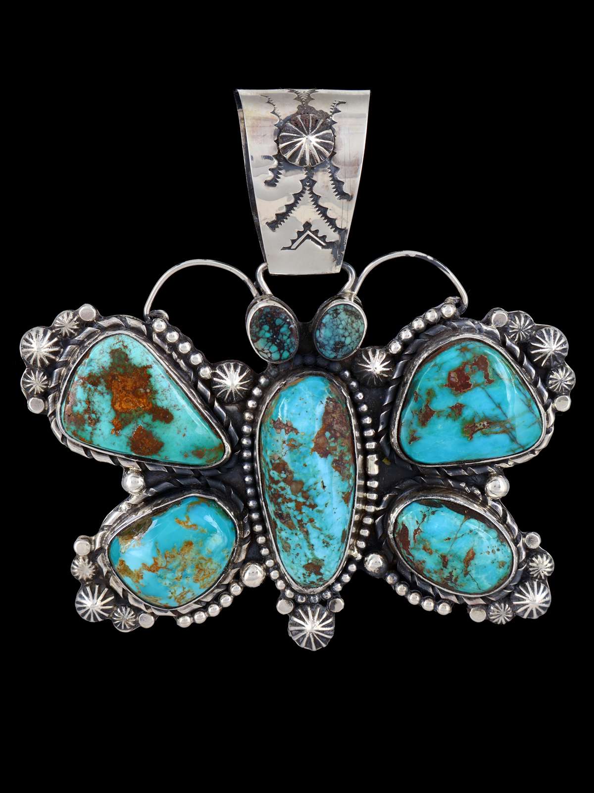 Colgante de libélula turquesa natural Royston de joyería nativa americana