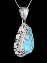 Native American Jewelry Natural Dry Creek Turquoise Pendant - PuebloDirect.com